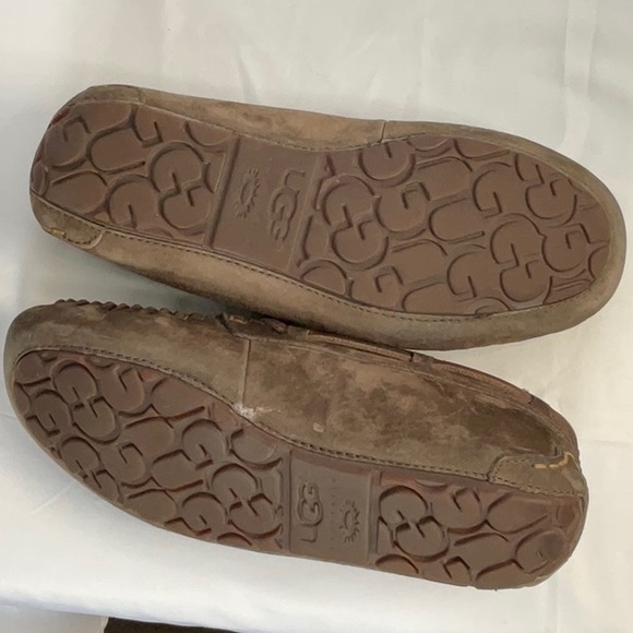 UGG SLIP ONS AUTHENTIC! Brown suede women’s size 8 - Picture 12 of 12